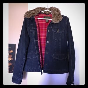 Eddie Bauer Dark Blue Jean Jacket
